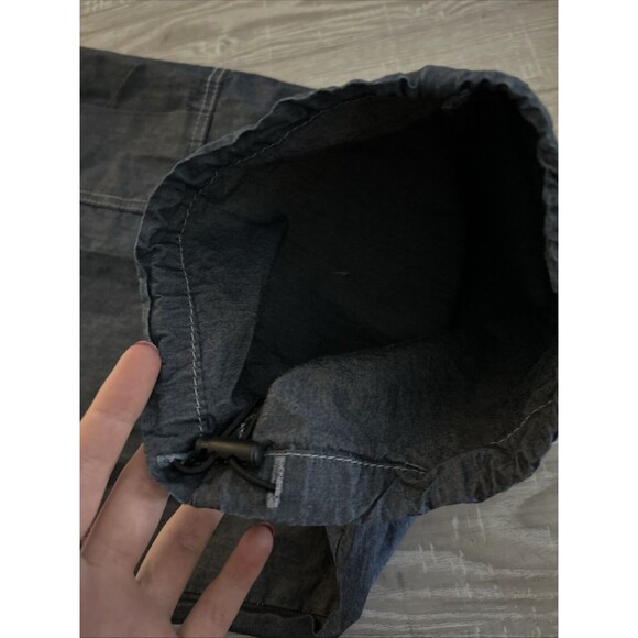 Anthropologie Blue Wide Leg Pants - Picture 6 of 6